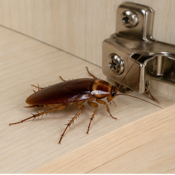 German cockroach (Blattella germanica) - the hardest species to clear