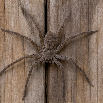 Huntsman spider photographed in Melbourne - alarming but harmless
