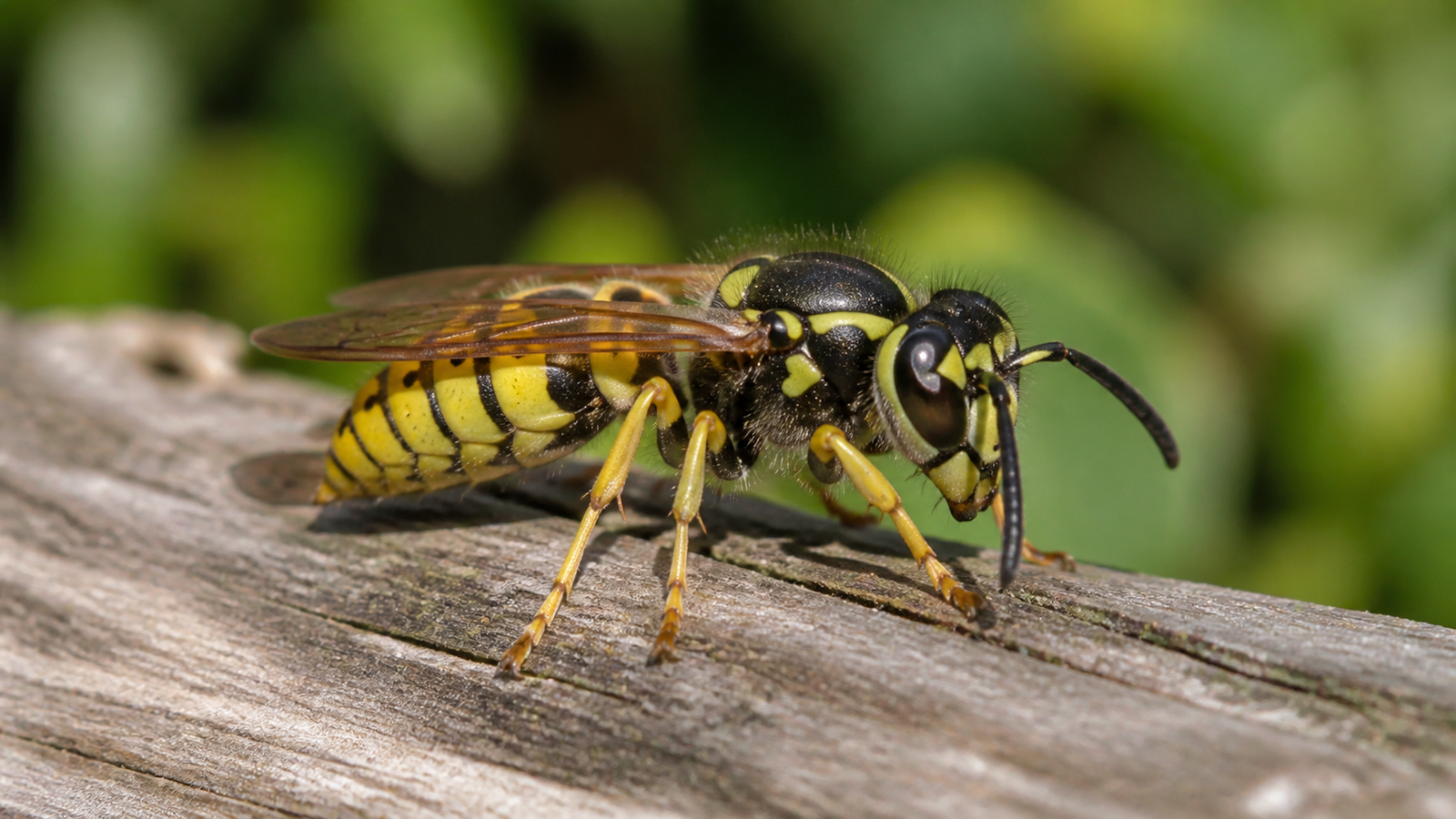 English wasp (Vespula vulgaris) - the other Vespula pest wasp in Melbourne