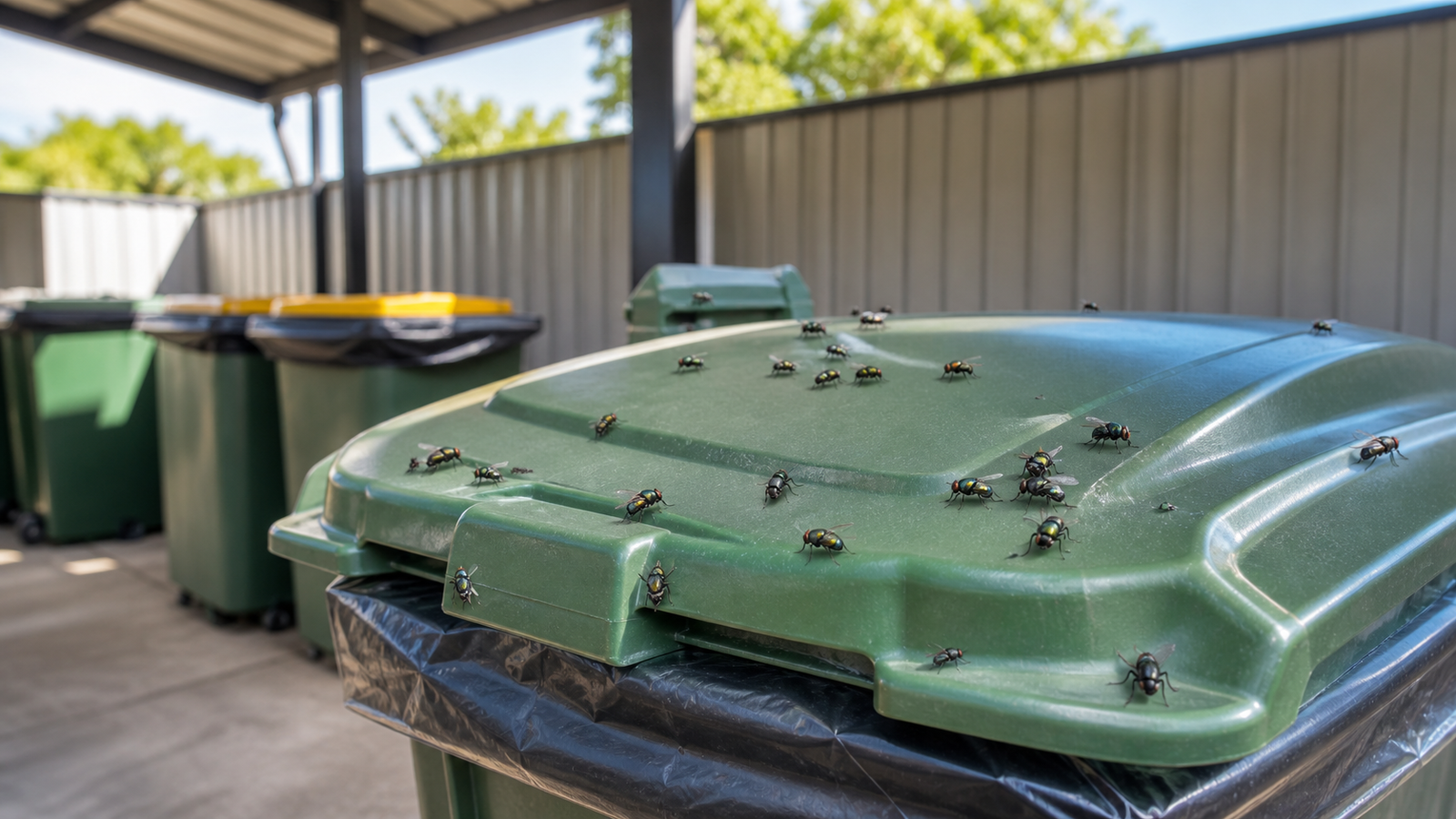 Fly control Melbourne - treating flies at the breeding source in a kitchen